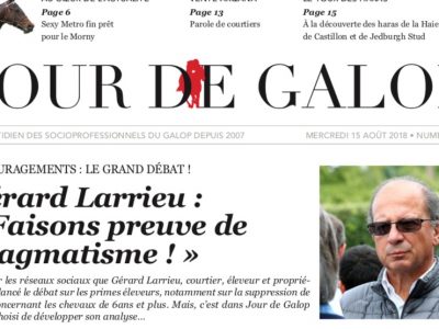Gérard Larrieu a ouvert le débat: sa position sur les primes éleveurs dans le JDG